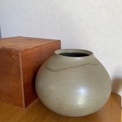 信楽焼花瓶 信糸窯 日展作家 大原薫作 (みっちー) 牧の