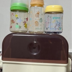 哺乳瓶4本哺乳瓶消毒 除菌じょーずセット