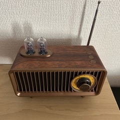 【新品未使用品】FM付きレトロスピーカーの画像