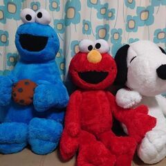 【ユニバのぬいぐるみ】×３まとめて／#USJ　子供部屋にドライブのお供に◎の画像