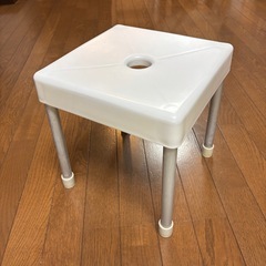 ニトリ 軽くて洗いやすい抗菌風呂椅子　ホワイト