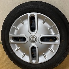キューブz12純正ホイールホイールカバー付き1本