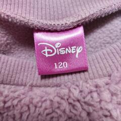 DISNEY　裏起毛　トレーナー　120 の画像