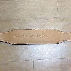 トレーニングベルト(ゴールドジム G3326 ベーシックレザーベ...