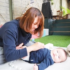 【名古屋市西区】人工芝のあるオシャレなcafeでベビマ＆お茶会の画像