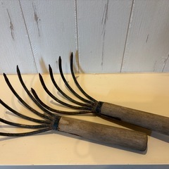 鉄熊手2つの画像