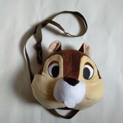 チップとデール ショルダーバッグ　フェイス型ポシェット