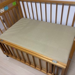 ベビーベッド　古いですが使えます！　の画像