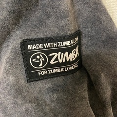 新品】XS ZUMBA デニム風シャツグレータグ付き未使用ズンバ (S