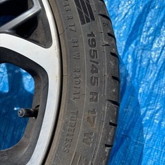 スイフトスポーツ純正アルミセット　195/45R17の画像