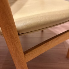北欧家具　柏木工　ダイニングテーブル&チェア2脚セットの画像