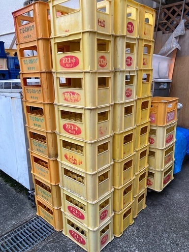 ビールケース瓶ケースコンテナラムネケースケースボックスまとめ大量