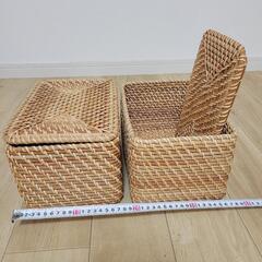 無印良品 ラタンボックス 特大 お得 3セット 殺し