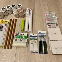 【譲り先決定】DIY工具セット　塗料　工作の画像