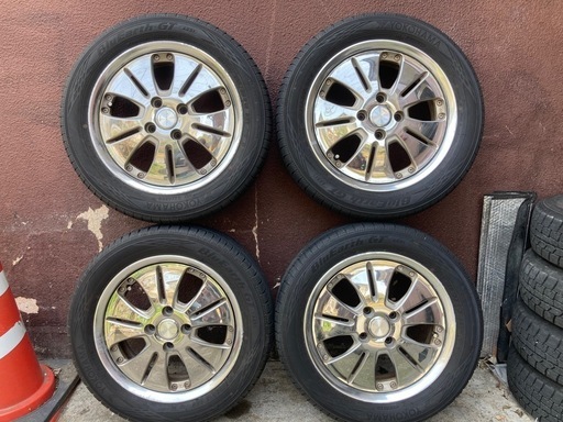 WORK ユーロラインX ヨコハマブルーアース185/55/15