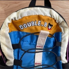 （取引中）お値下げ中【美品】リュック　ダブルビー　子供用　ミキハウスの画像
