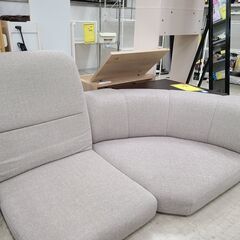 J9289　NITORI　ニトリ　コーナーソファ　グレー　クリー...