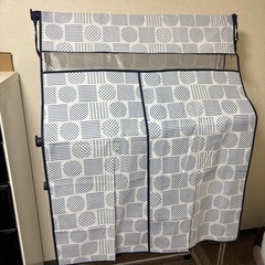 パイプハンガー ハンガーラック スチールハンガー ダブル 2連　の画像