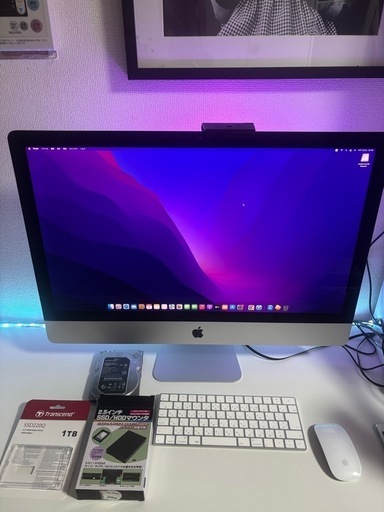 Apple iMac 2020 27inch メモリ : 40GB, SSD : 500GB 2020 Apple iMac