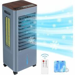 冷風機 冷風扇 LED液晶画面 イオン発生 8L大容量タンク 風...