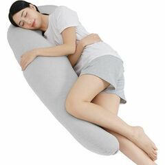 抱き枕 100cm カバー付き 横向き寝 気持ちいい ふわふわ ...