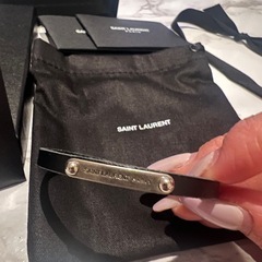YSL レザーブレス　新品未使用の画像