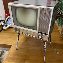 昭和30年代ナショナル白黒テレビF14Q7F