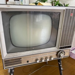 昭和30年代ナショナル白黒テレビF14Q7F (ちびすけ) 佐久のテレビ 昭和30年代ナショナル白黒テレビF14Q7F (ちびすけ) 佐久のテレビ