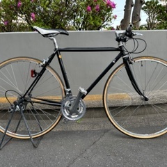 クロスバイク　クロモリラグフレーム　SHIMANO ティアグラ