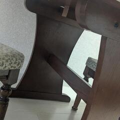  お取引中 ダイニングセットアンティーク サイズ77から120の画像