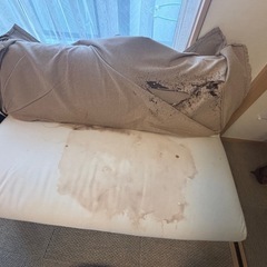 無印良品　2人がけソファの画像