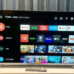 2021年製 50V型 TCL 4K Android TV 液晶テレビ 地デジ BS CS 2021年製 50V型 TCL 4K Android TV 液晶テレビ 地デジ BS CS