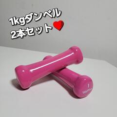 美品 1kgダンベル２個セット