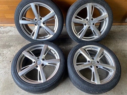 タイヤ、ホイール WEDS ZEA 7.5J-18 +46 114.3 5H 225/45R18