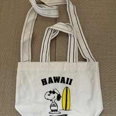ハワイで購入　スヌーピーミニトートの画像