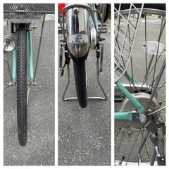 自転車　モスグリーンの画像