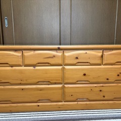 《 差し上げます 》☆中古品☆ 横長チェスト