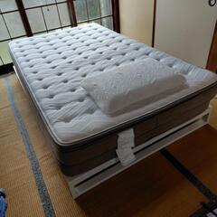 取引中！新品、セミダブルベッド一式