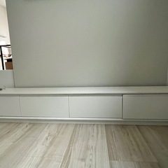 テレビ台　テレビボード 壁一面設置出来るおしゃれなテレビ台(値下げしました)の画像
