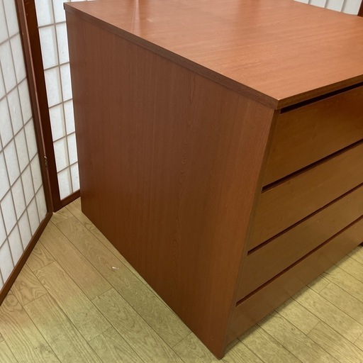 再入荷アイテム アンティーク/レトロ4段押し入れタンス中央に仕切りあり (toko チェスト・タンス