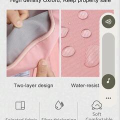 大容量折り畳みトラベルバッグの画像
