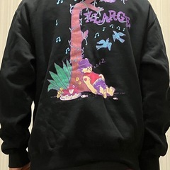 xlarge パーカー　ブラック