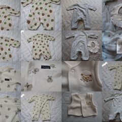 ベビー服　13着セット　70～80ｃｍ　甚平２着ワンピース３着カバーオール３着　カーディガン１着　ロンパース　４着　Baby　GAP他の画像