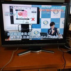 シャープ  液晶 37型テレビ 日本製 亀山モデル リモコン付き