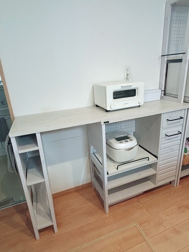 【本日限定！お安くしてます！】北欧〜西海岸風〜レンジラック2点セット