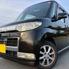 走行10万キロ☆月々9千円〜分割可❗️車検2年付き！【名義変更代込み】広い車内！大人気‼️ダイハツ タントカスタム☆SDナビ付き☆走行中DVD見れます♪ETC付き☆純正アルミ☆電動スライドドア☆ドライブレコーダー☆そのまま乗って帰れます！の画像