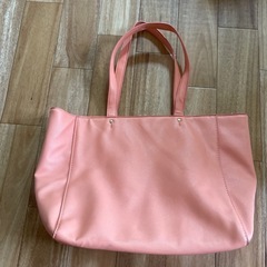 オレンジ トートバッグ 　