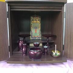 　新品　仏具付仏壇　完全閉店処分品　モダン仏壇　宇部市内配送無料。