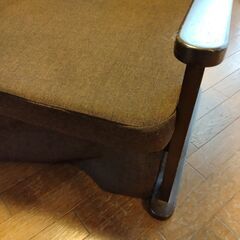 少し高さのある座椅子　キャンバス地　取りに来てくれる方の画像