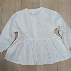 新品　デビロック　白ブラウス　100cmの画像